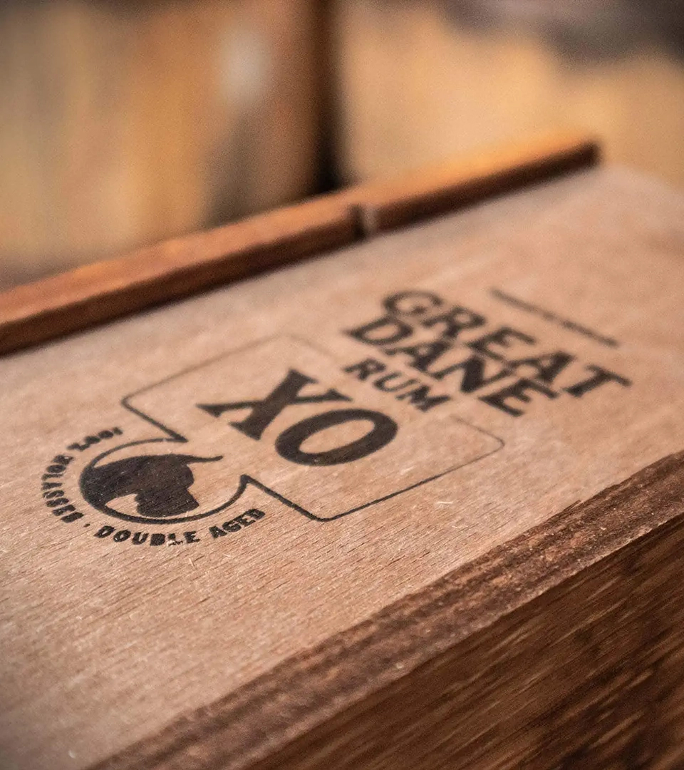 Great Dane Rum – XO box detail